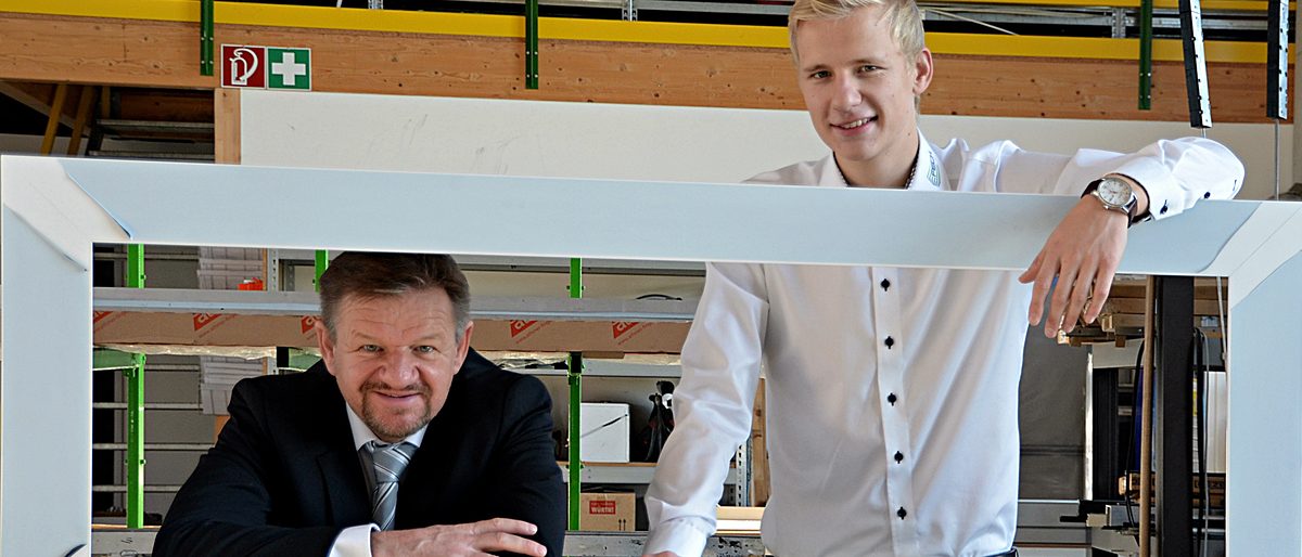 Werner Fech mit seinem Sohn Tobias