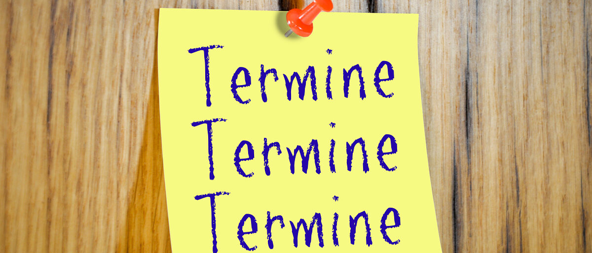 Termine, Veranstaltungen, Seminare, Online-Seminare,