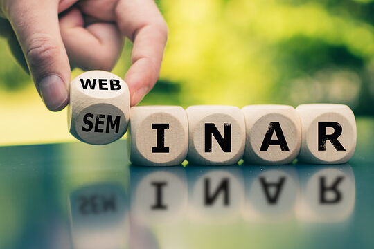 Seminare, Online-Seminare, Webinare